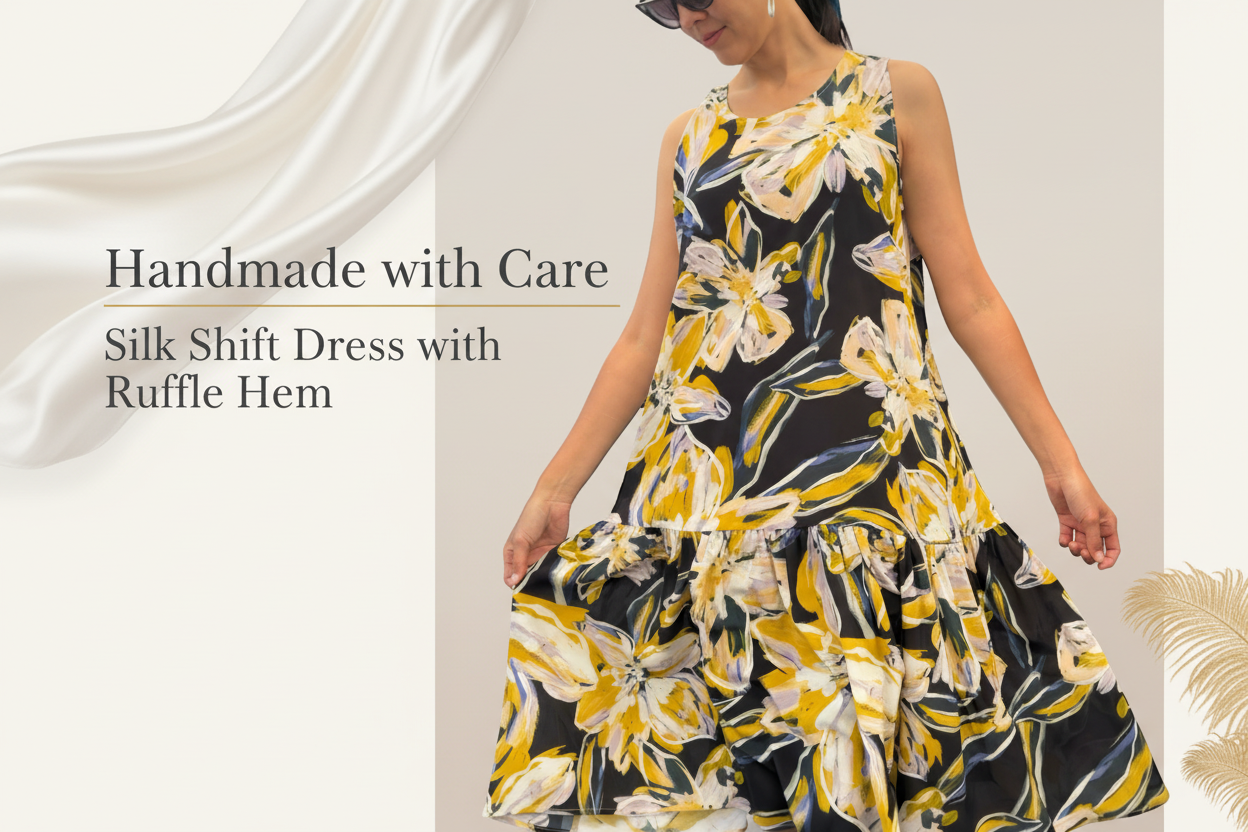 Handmade Silk Dress Social Banner