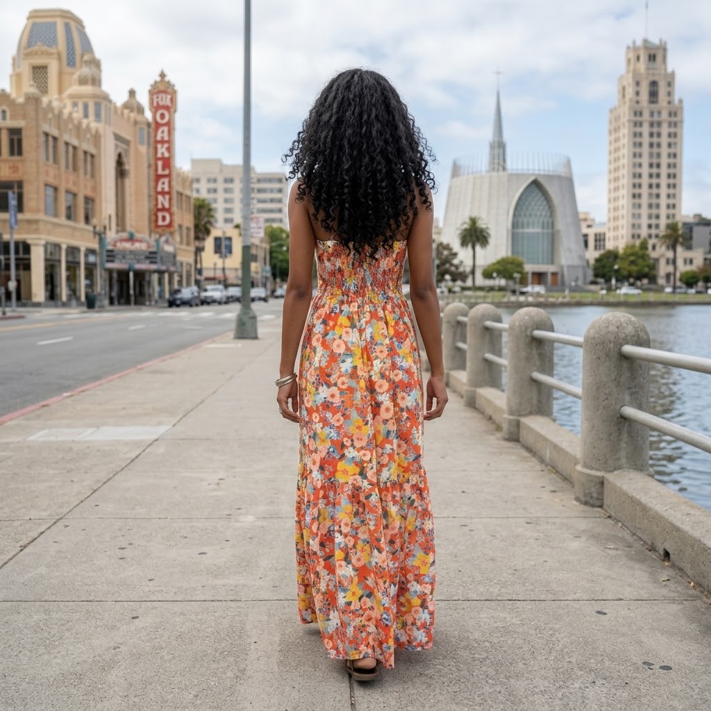Floral Halter Maxi Dress