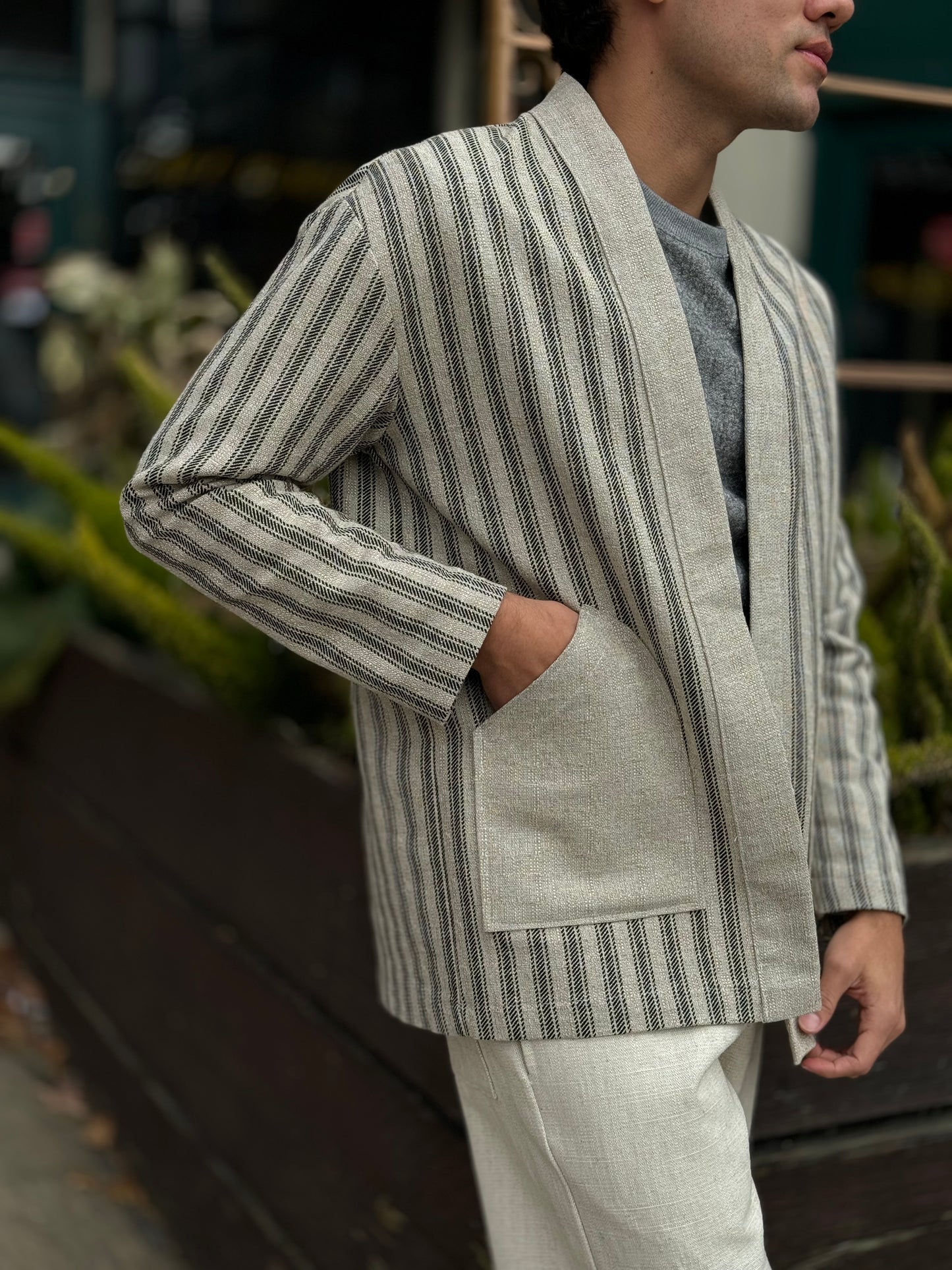 Linen Kimono Jacket