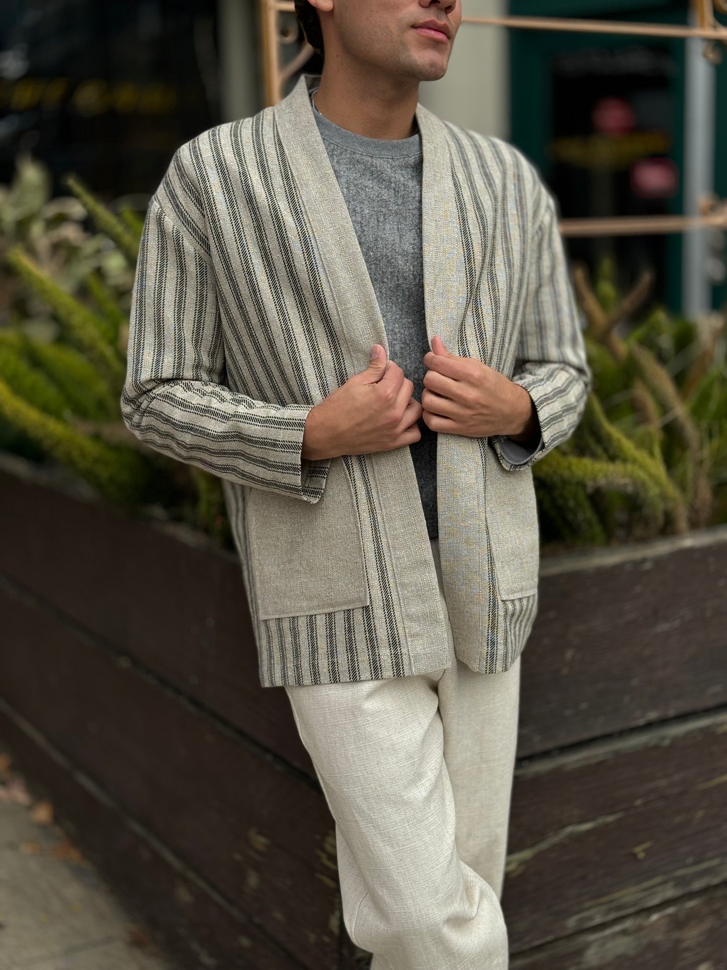 Linen Kimono Jacket